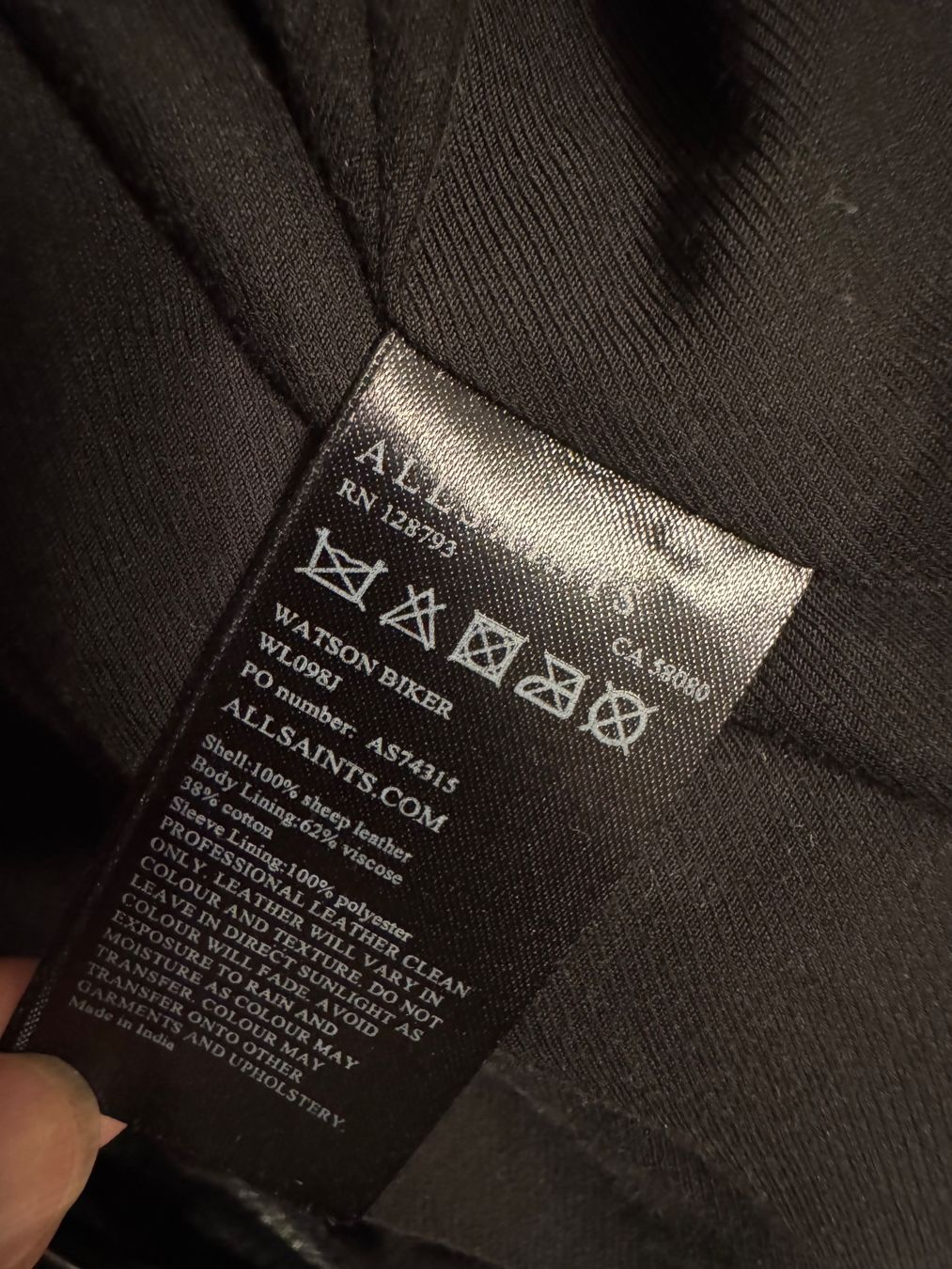 Allsaints Giacche: AllSaints Lederjacke Bikerjacke – Usato da Obfelden venduto da cesarina10 9