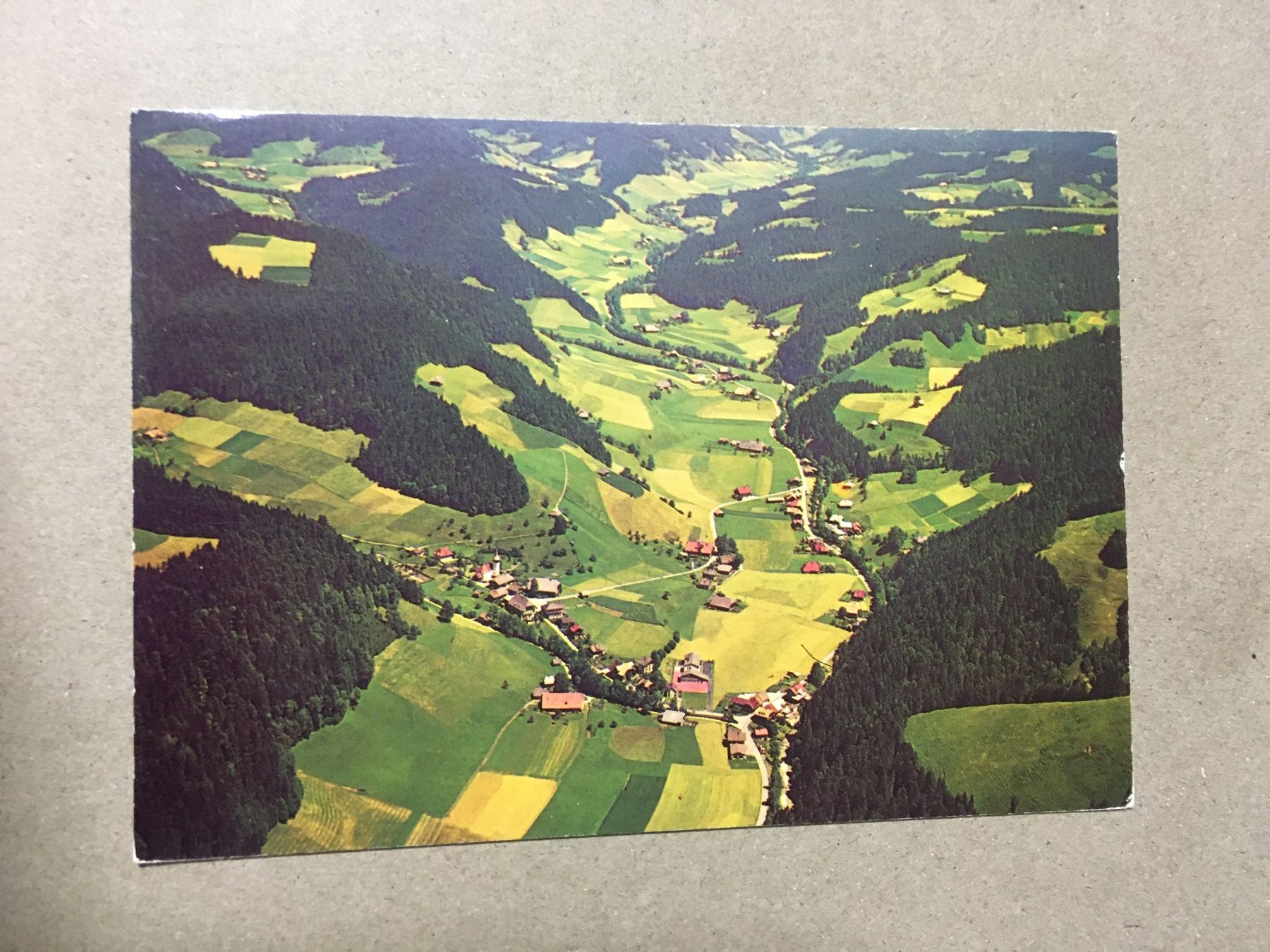 Ansichtskarten: Trub Emmental wohl Flugaufnahme 1986 – Gebraucht aus Küttigen von Melisch1000
