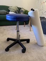 Tabouret de bureau, de cabinet, de massage + bolster 