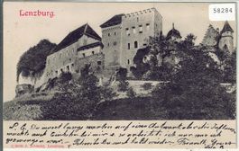 Schloss Lenzburg - Relief-Päge-Karte