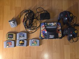 Nintendo 64 + Expansion Pak + Zelda OoT / Majora + Mario 64