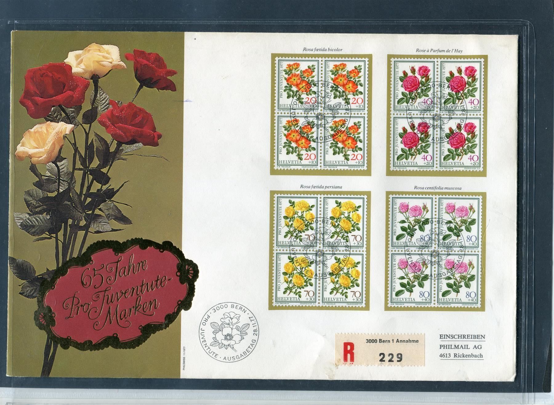 Tutti i francobolli: PJ 1977 Gross FDC ET-O – Usato da Winterthur venduto da Kyoung