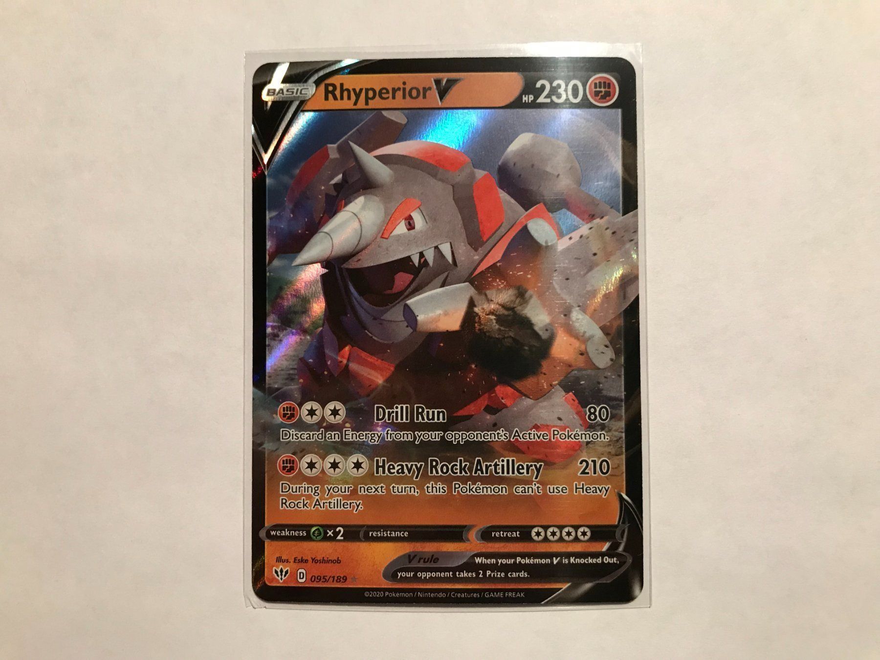 Pokémon Carte collezionabili: Rhyperior V – Nuovo (secondo la descrizione) da Hagendorn venduto da Pokecollectorch