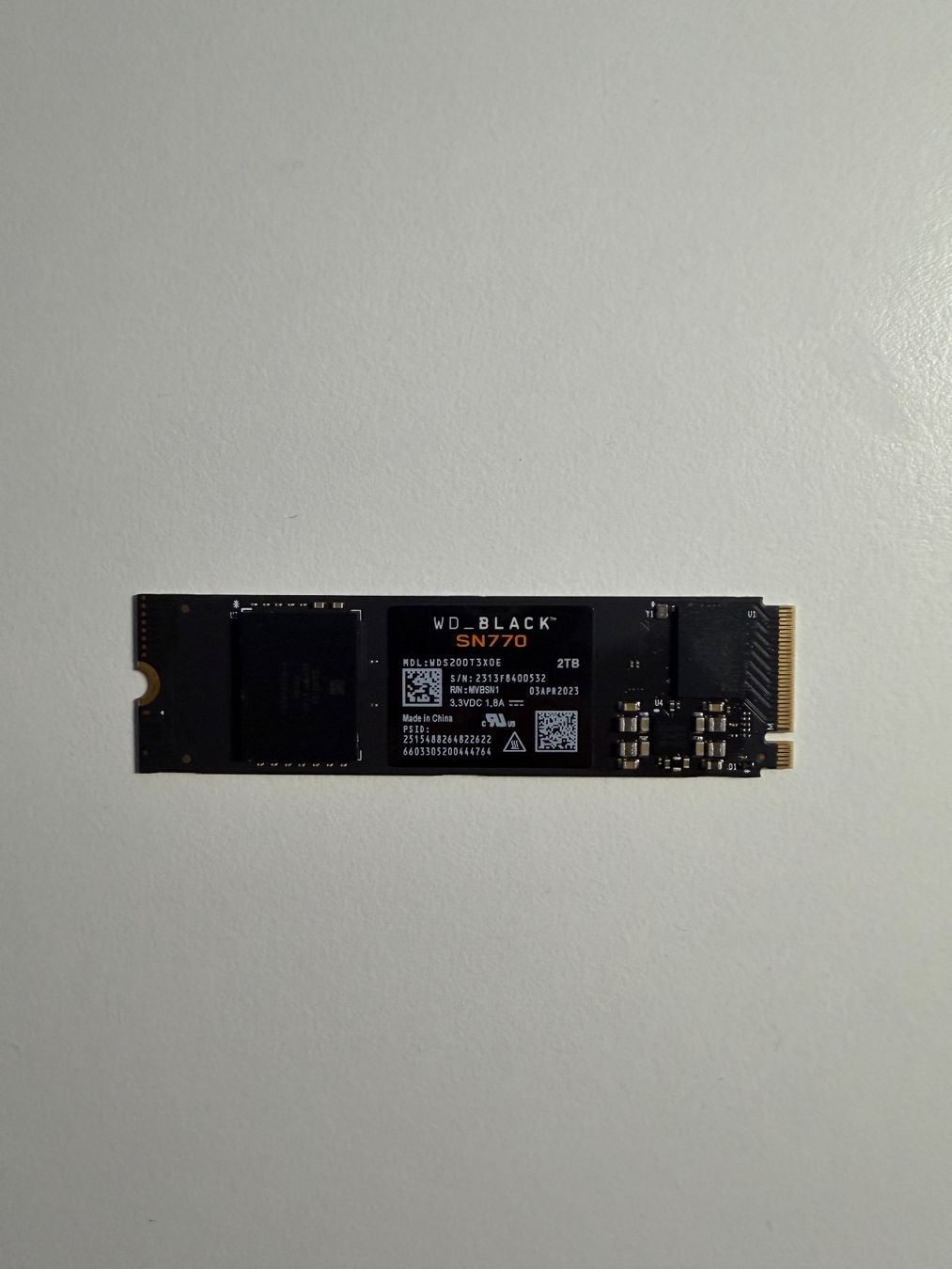 Western Digital Dischi rigidi: WD_BLACK SN770 NVMe SSD 2 TB – Usato da Reinach BL venduto da Gametrader 1