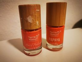 2 Terra Naturi Nagellacke "Papaya Party", Orange 💅 46
