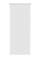Duschrollo 80x240 cm- weiss milch transparent