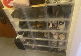 Transparente Schuhboxen