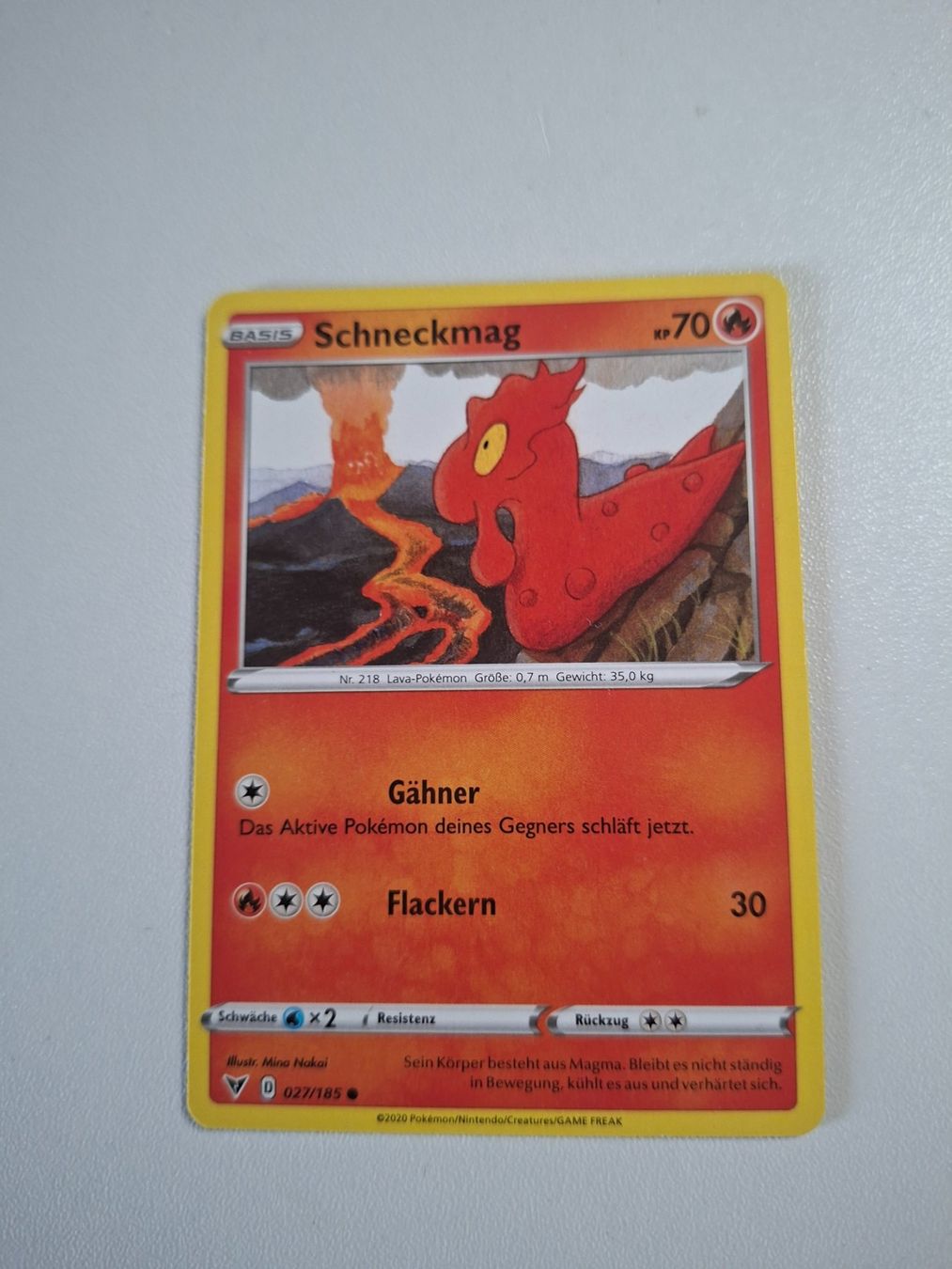 Pokémon Carte collezionabili: Schneckmag Pokémon Karte – Usato da Erlinsbach venduto da pfunky