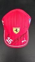 Casquette Scuderia Ferrari, signée Charles & Arthur LECLERC