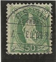 steh. Helvetia 50Rp grün gest. Zu#74E Mi#69D 04.03.03 [5B8]