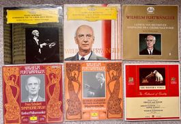 6 LPs Set Furtwängler : BEETHOVEN VIOLINKONZERT, SYMPH 4 - 5
