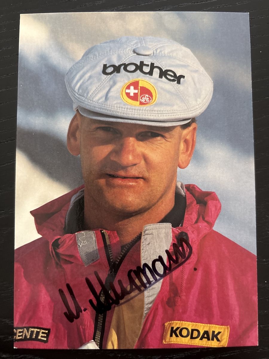 Autografi: Markus Murmann Autogrammkarte Ski Alpin Abfahrtstrainer – Usato da Uetendorf venduto da hoisle