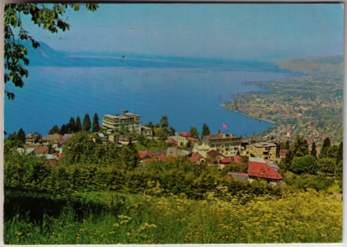 Ansichtskarten: Montreux - Glion + Clarents + Vevey – Gebraucht aus Binningen von Mountainrider
