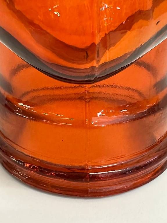 Sculture & Statue: Vintage Glasmannequin Kopf in Orange – Usato da Obernau venduto da Arche_Noah_Brocki 4