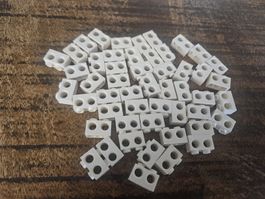 lego 32000 lot de 50 pièces White Technic, Brick 1 x 2 