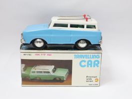 Blechauto Ford Kombi Friktion Travelling Car unbespielt