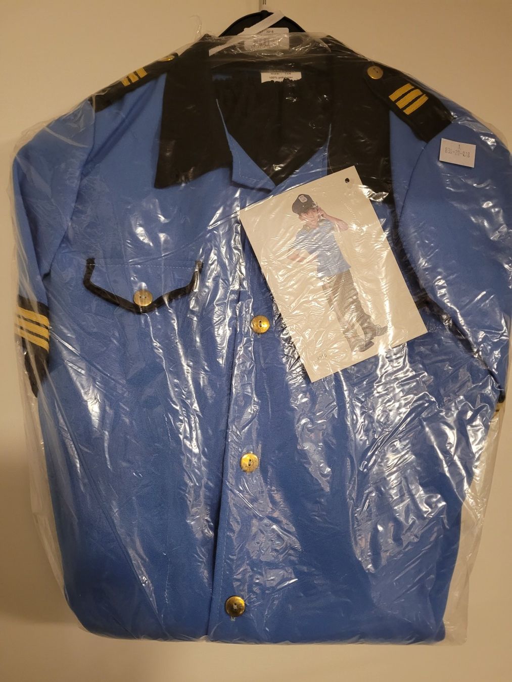 Costumi: Polizei Kostüm Junge Grösse 164 Neu – Nuovo e nell'imballaggio originale da Oberuzwil venduto da aseinkaufswelt 1