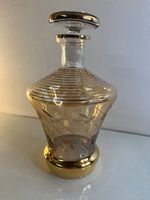Carafe à liqueur liseré d'or 1950s