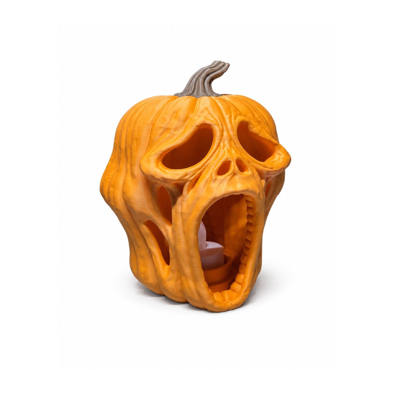 Tutte le decorazioni: Screaming Pumpkin mit LED-Teelicht – Nuovo e nell'imballaggio originale da Necker venduto da creativeprintdesign 1
