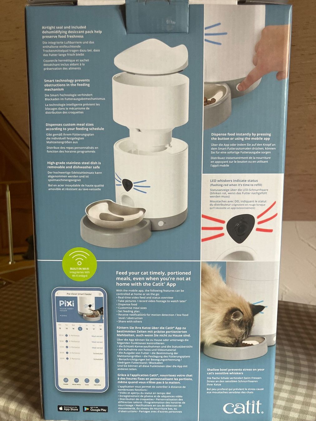 Mangimi: Pixi Catit Futterautomat mit Kamera – Nuovo (secondo la descrizione) da Wil AG venduto da Kirsche1 2