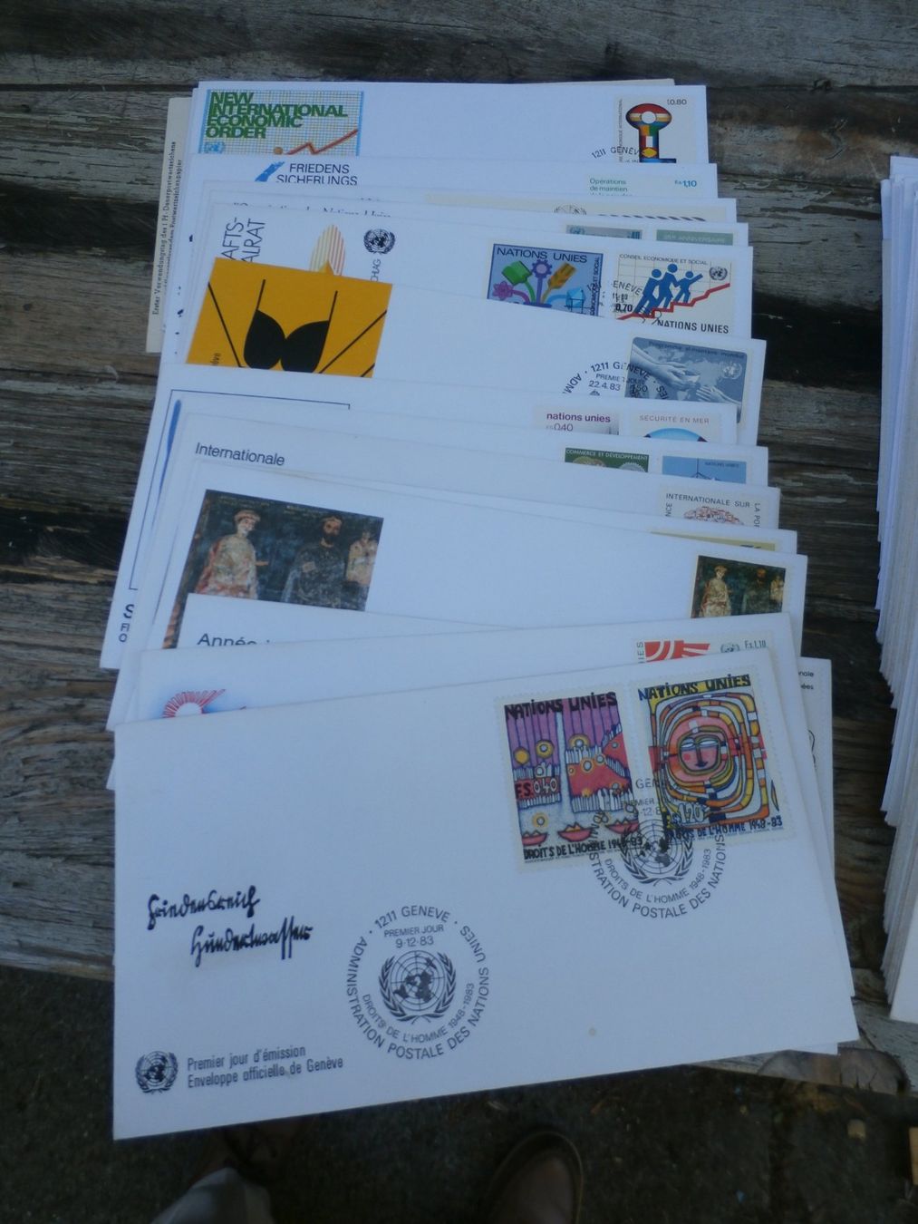 Alle Briefmarken: Ca 230 FDC Ersttagsbriefe – Gebraucht aus Zürich von tiburzio 1