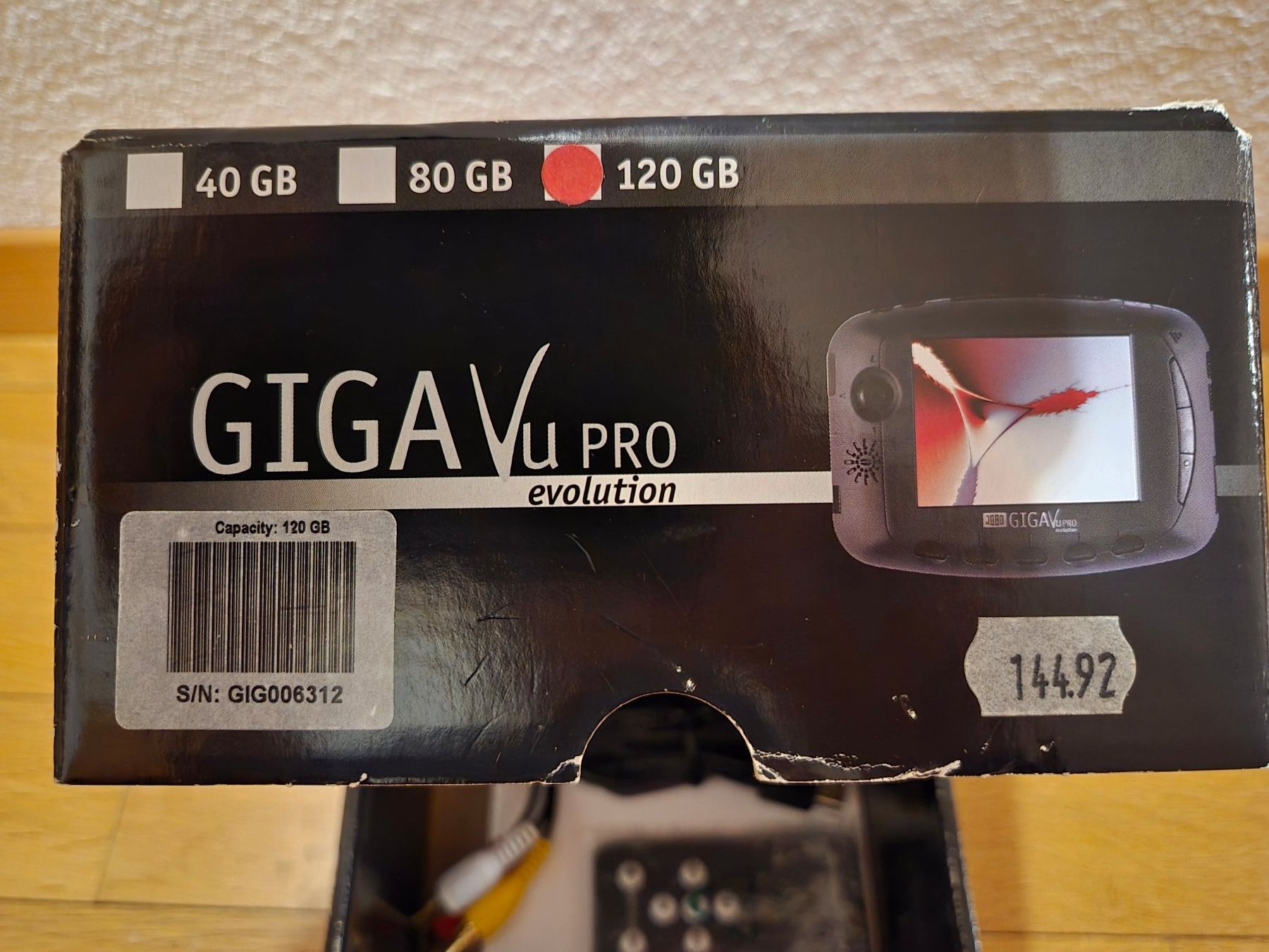 Lettore multimediale portatile: GigaVuPro Evolution, 120 GB, mit Zubehör – Usato da Eich venduto da Vitas26 1