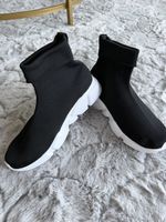 NA-KD Sneaker Strick Schwarz Gr. 38 Neu!