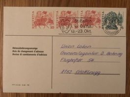Echt gelaufene Karte 16.9.88 aus Markenheft