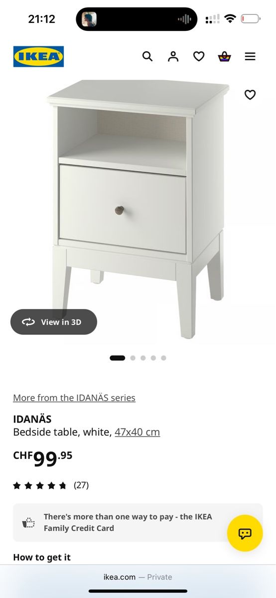 Tables de nuit: Bedside table – D'occasion à Zürich par the_pjr8 1