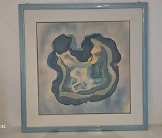 Original Seidenmalerei Silvia Stoller  signiert, 1991