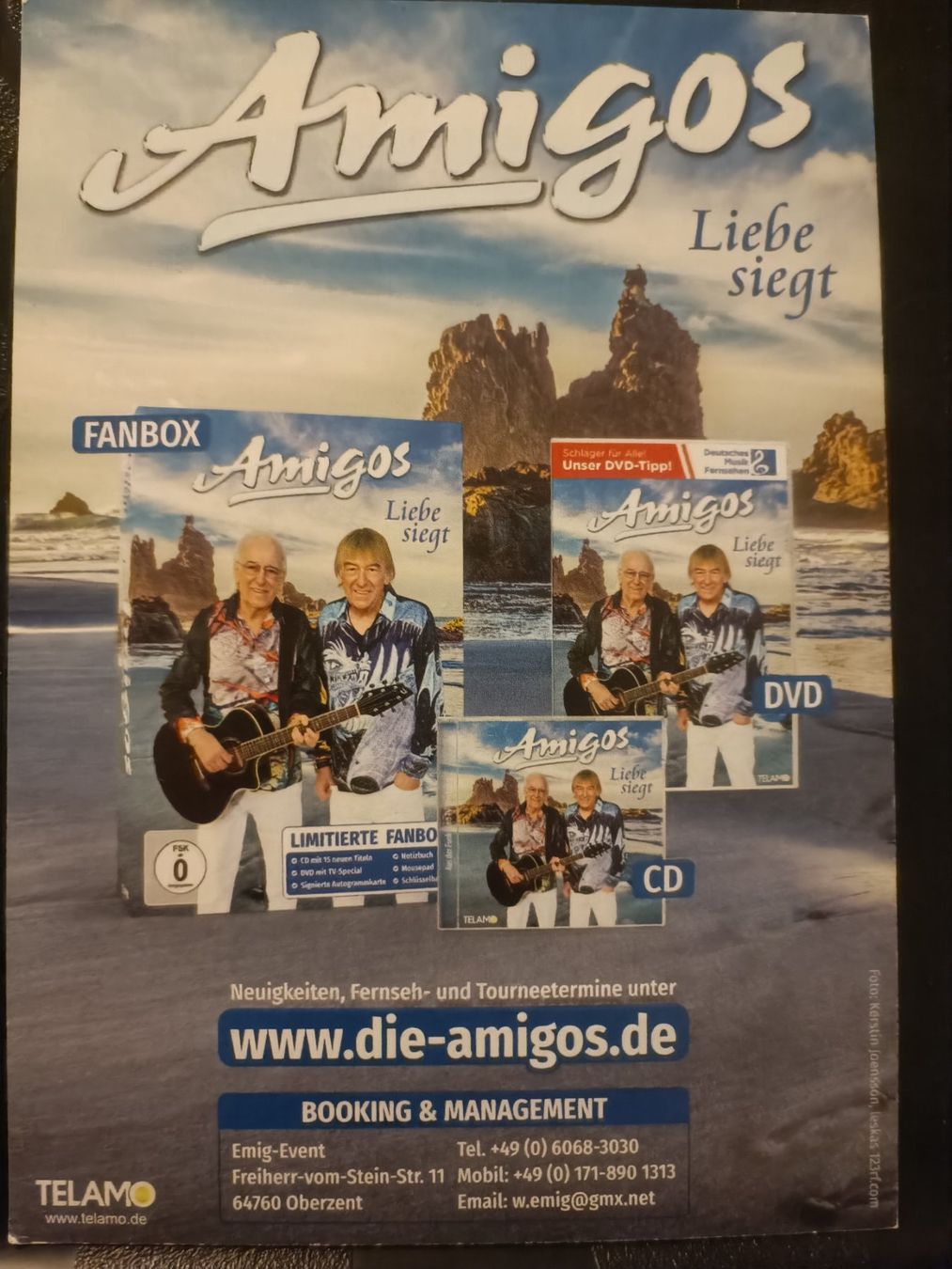 Autografi: Amigos - handsignierte Autogrammkarte 🎉 – Usato da Menziken venduto da Artographs 1