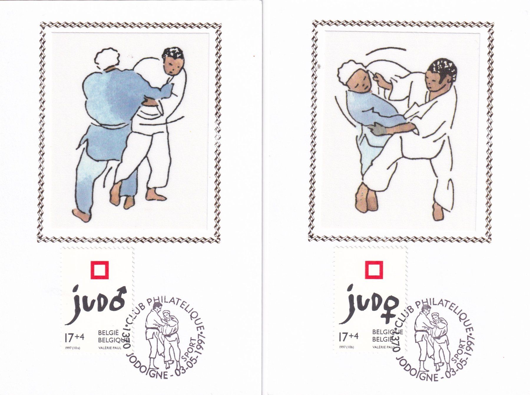 Alle Briefmarken: Carte philatélique : Judo – Gebraucht aus Birsfelden von chr_yq2g