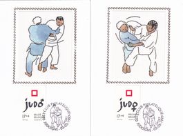 Carte philatélique : Judo