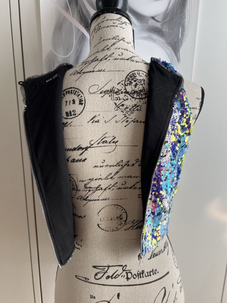 Top: Buntes Pailletten Tanktop, Grosse S – Usato da Hünenberg See venduto da mississauga 6