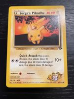 Pokemon Lt. Surge‘s Pikachu 84/132 Gym Challenge