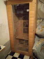 Infrarotsauna aus Holz mit Steuerung gebrauchter Zustand