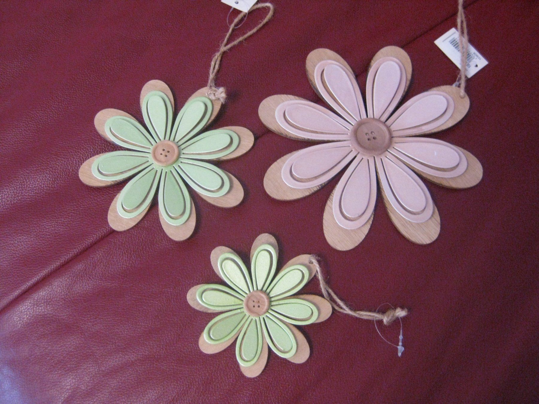 Tutte le decorazioni: 3 spezielle Blumen Metall/Holz – Nuovo (secondo la descrizione) da Romanshorn venduto da Wazoohandlung 4