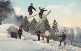 Engelberg  OW  -    Skisport        um 1909