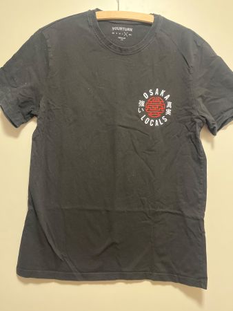 Schwarzes T-Shirt Yourturn, Grösse XL, Osaka Locals