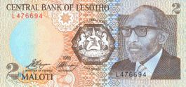 Lesotho 2 Maloti 1989 P-9a UNC