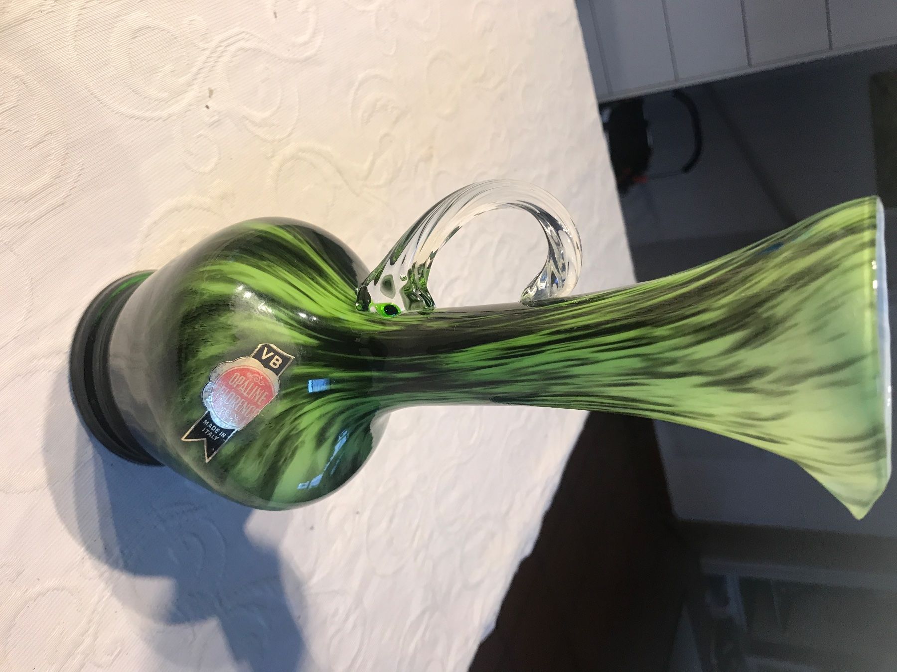 Vasi & Recipienti: Florence  Glasvase Opaline mit Henkel – Usato da Wettingen venduto da Andres54 1