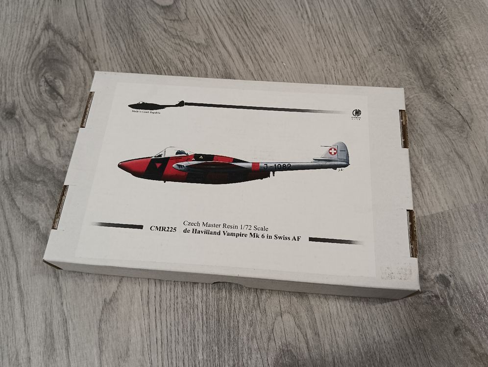 Czech Master 1/72 de Havilland Vampire Mk 6 Swiss Air Force | Kaufen ...