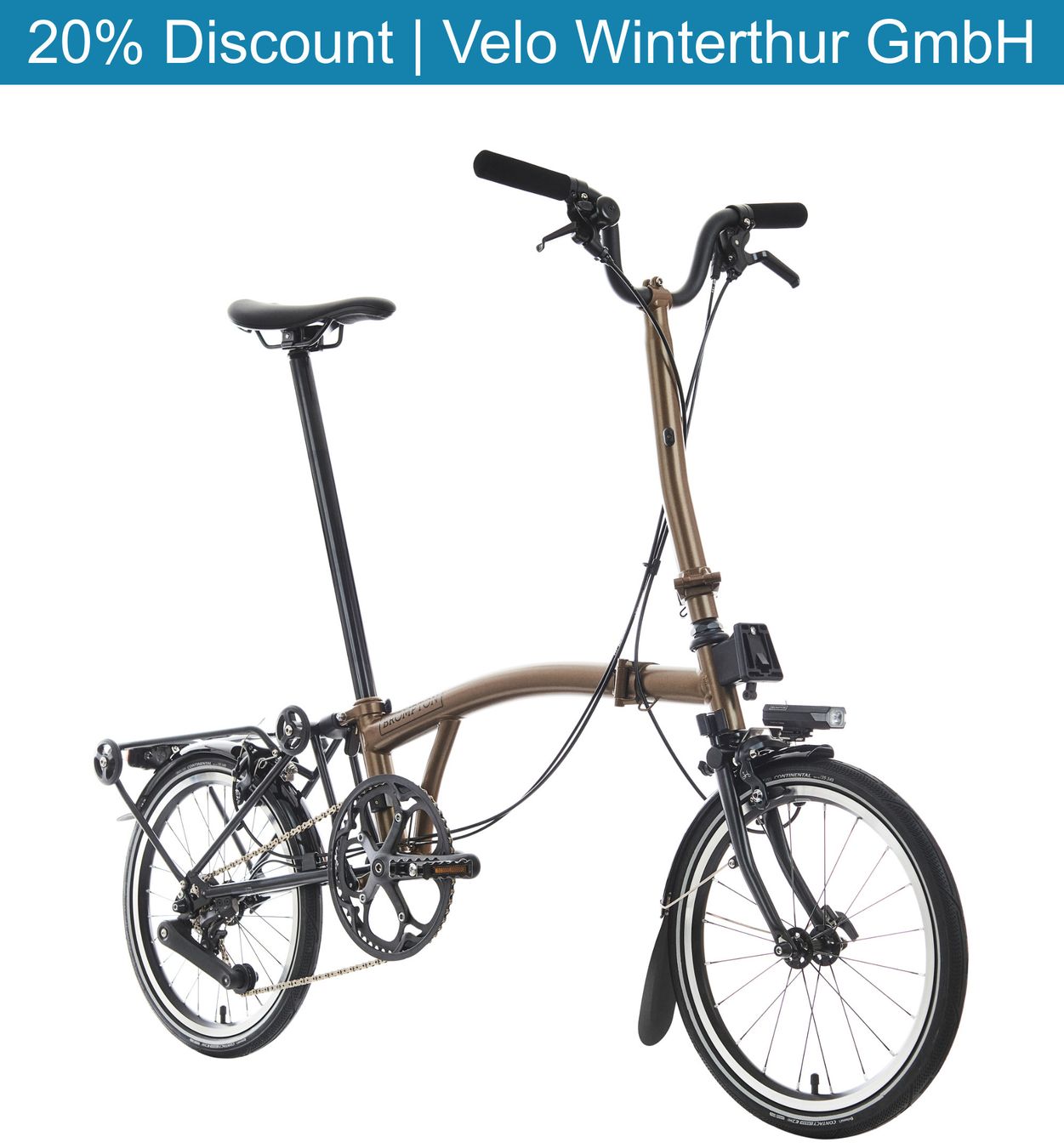 Velos: Faltvelo Brompton P Line, 12-Gang – Neu (gemäss Beschreibung) aus Winterthur von Velo_Winterthur