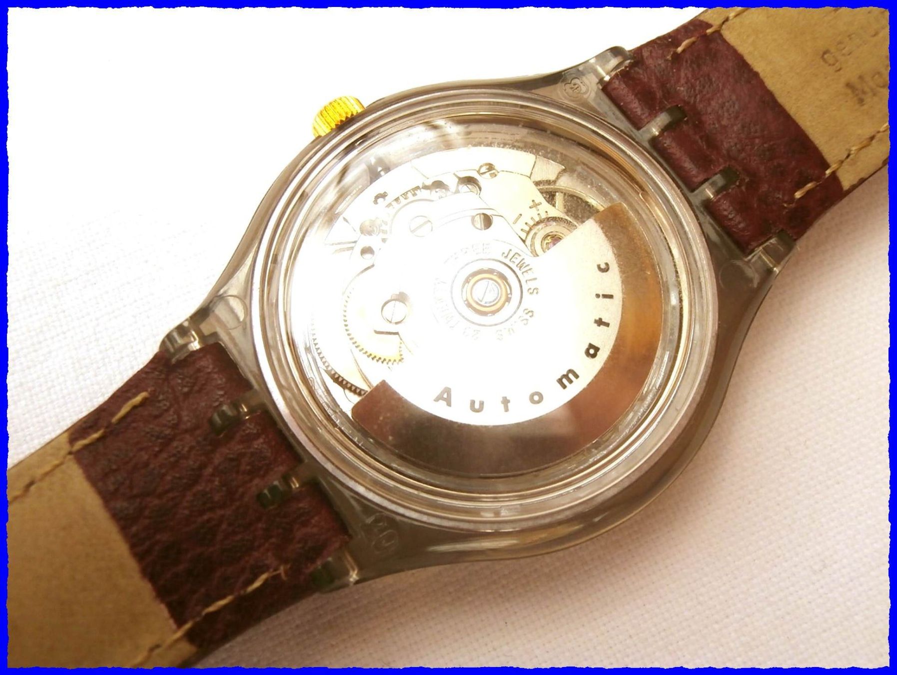 Swatch Orologi: SWATCH Automatic "RUBIN" (SAM100) - NEU mit Box – Nuovo e nell'imballaggio originale da Worblaufen venduto da Re_mo81 6