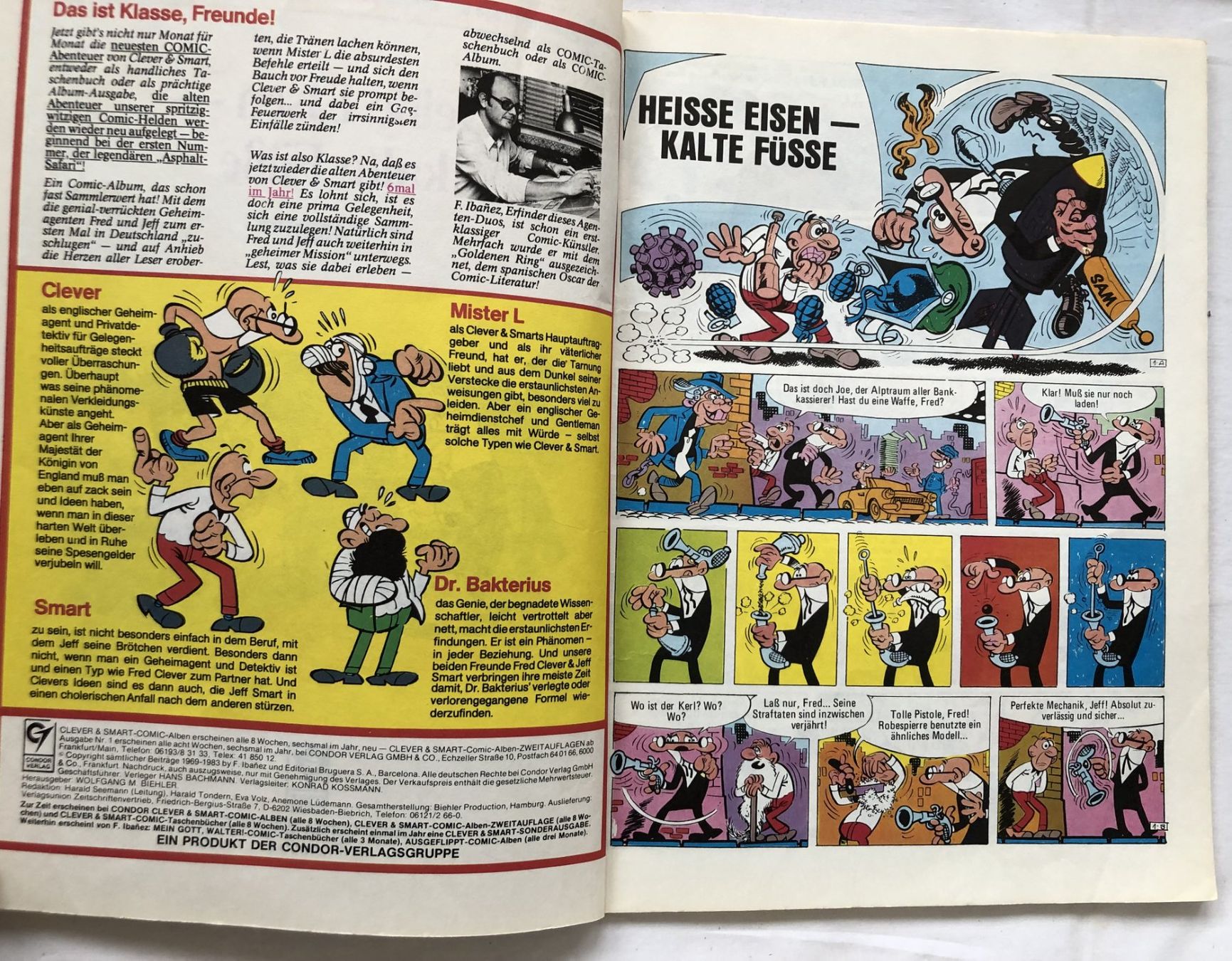 Fumetti: CLEVER & SMART - Nr.23 - 2.Auflage – Usato da Schaffhausen venduto da durruti 2