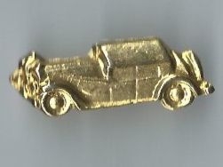 Plaketten & Abzeichen: Oldtimer Auto  / Pin, goldfarben – Gebraucht aus Zürich von t24_de