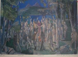 ⭐Schulwandbild „Maria besucht Elisabeth“ (Heimsuchung), nach