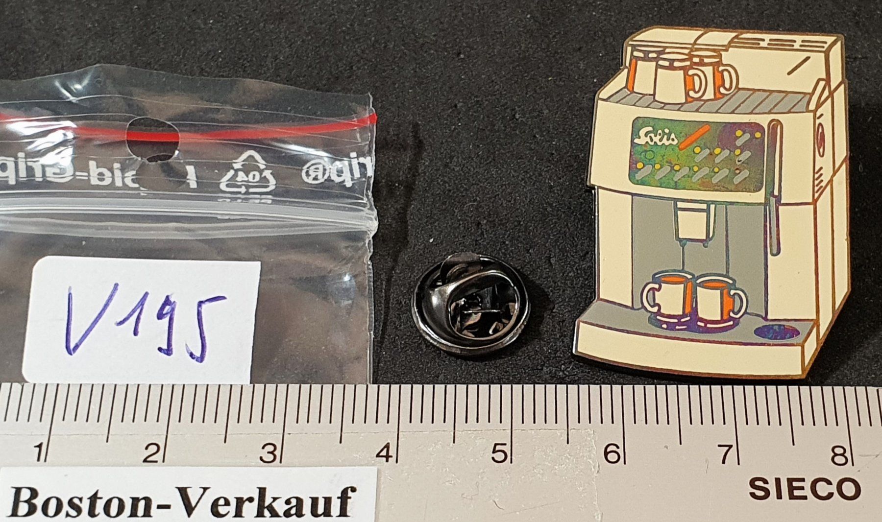 Kaffeemaschinen & Espressomaschinen: V195 - Pin Kaffeemaschine Solis – Gebraucht aus Reinach BL von Boston-Verkauf 1