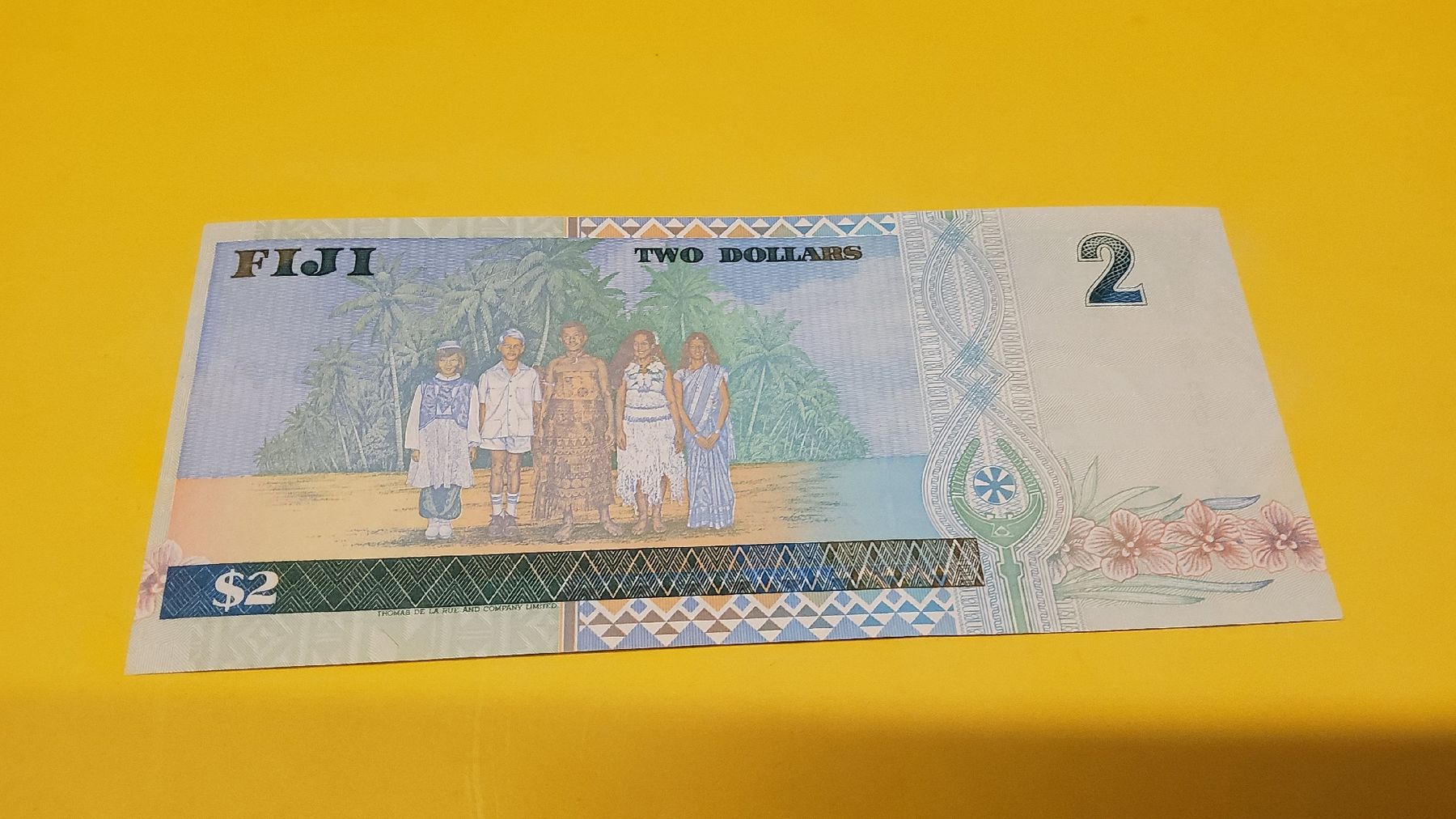Banconote: Fidschi 2 Dollar Note, AK980579, Banknote, Sammlerstück – Nuovo e nell'imballaggio originale da Herisau venduto da Nluanalucas 1