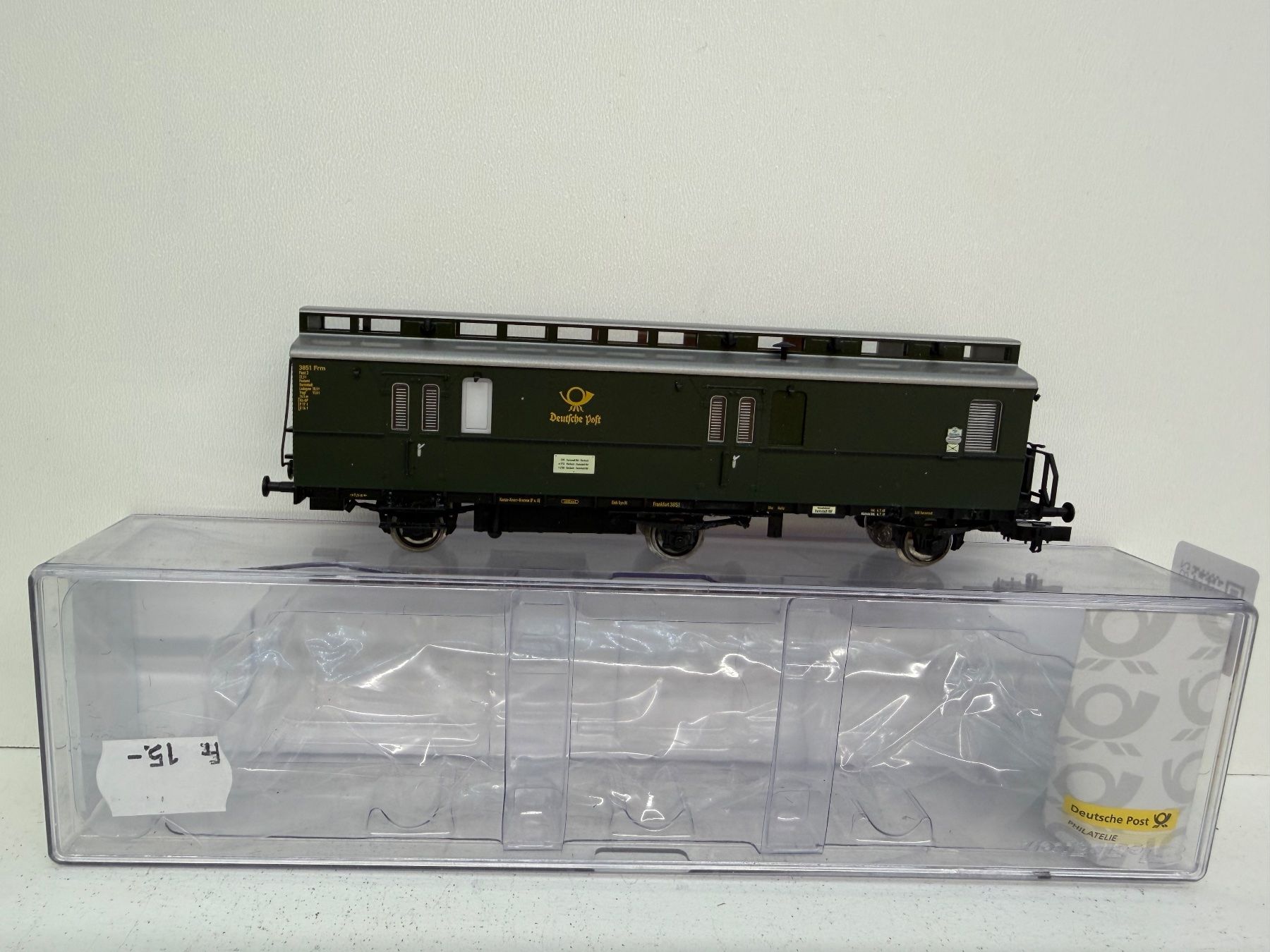 Modellini di ferrovie: Electrotren 006307 Bahnpostwagen deutsche Post Philatelie – Nuovo (secondo la descrizione) da Büsserach venduto da ModellbahnDepot